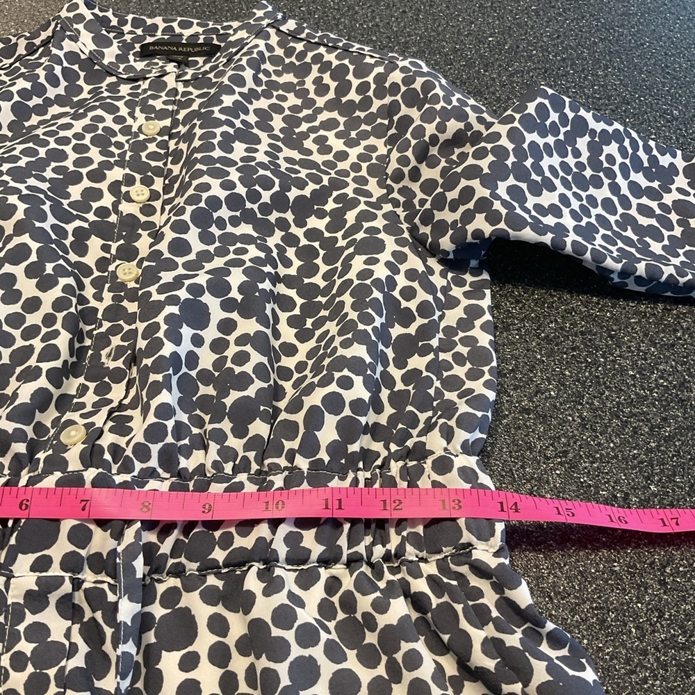 ❤️3/$15 Banana Republic Black and White Women Dress - Picture 3 of 7